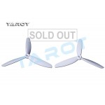 Tarot 6'' 3-leaf propeller /Black CW/CCW TL300E15 (White)